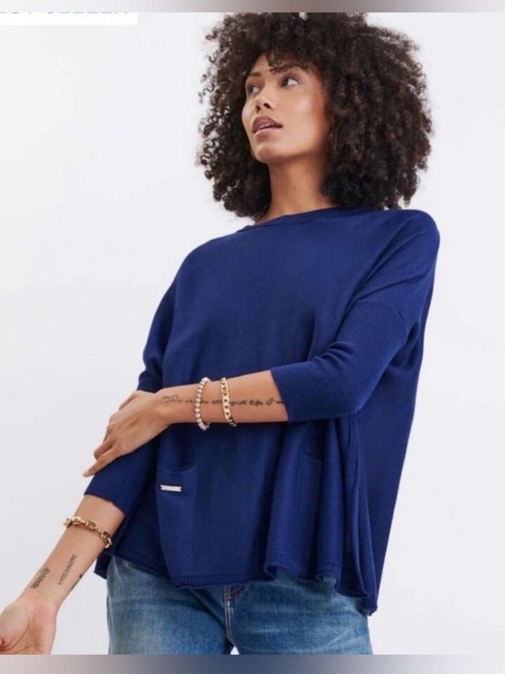 Mersea Catalina Sweater Deepwater Blue